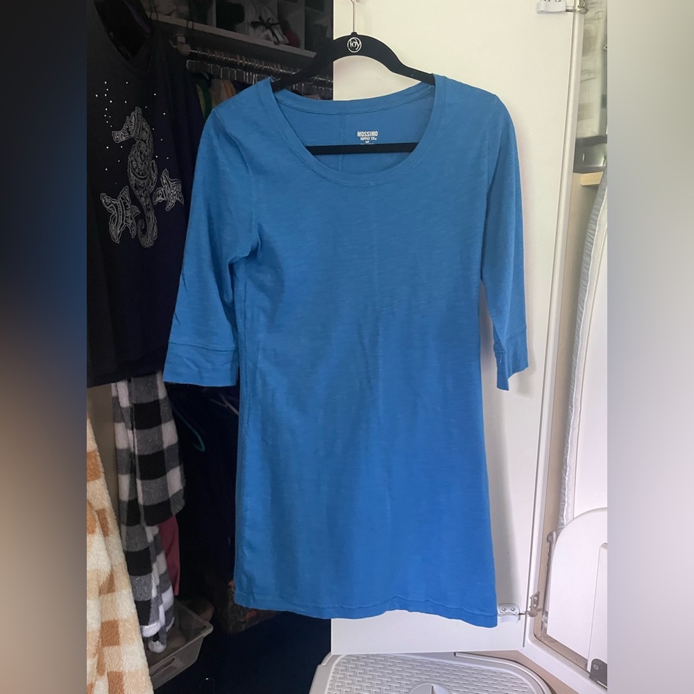 Mossimo size S Blue Tshirt dress
